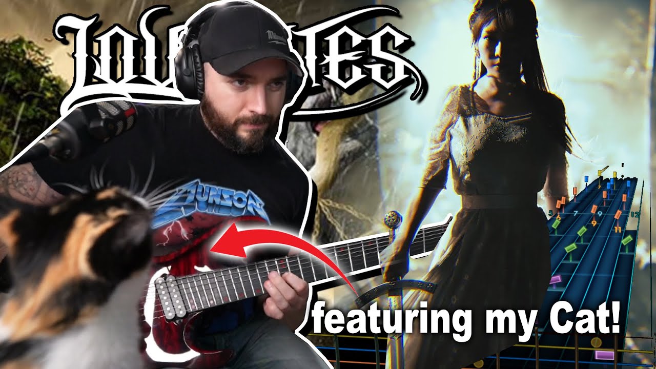 Lovebites - Judgement Day Guitar Sightread Shred!! (featuring MY CAT!)