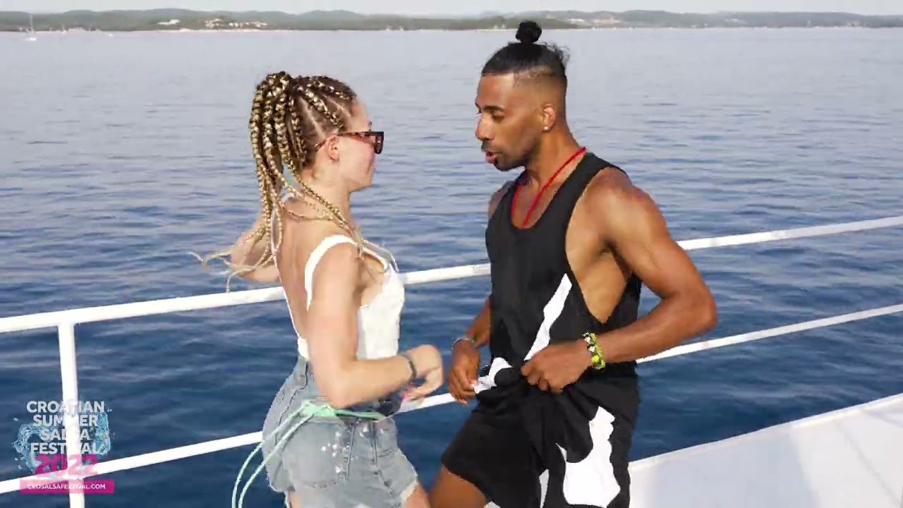 Alain & Katerina - salsa social dancing | Croatian Summer Salsa Festival 2022 (Rovinj)