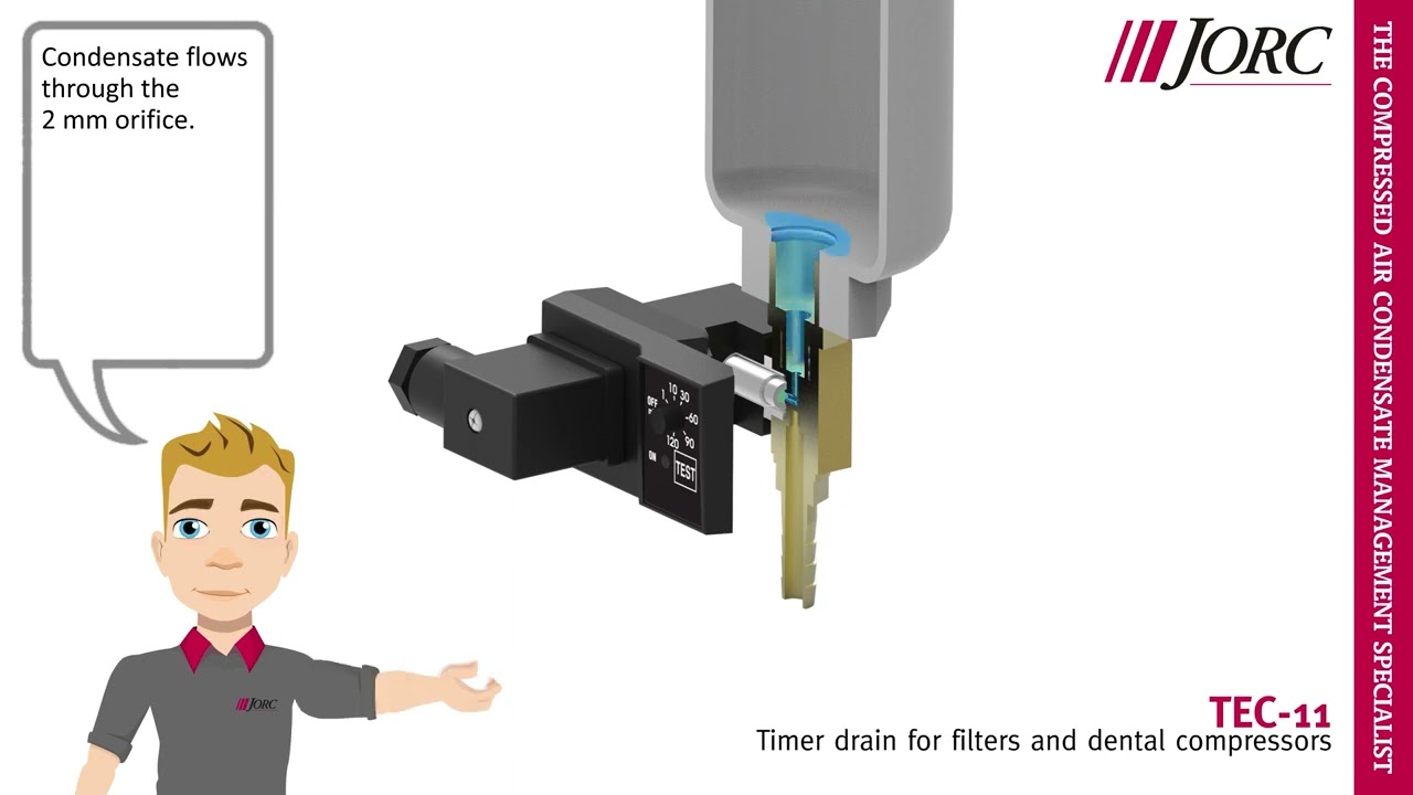How it Works? JORC Timer Drain for Filters, Dental Compressors TEC-11 | Dealer - PRANAM Engineering