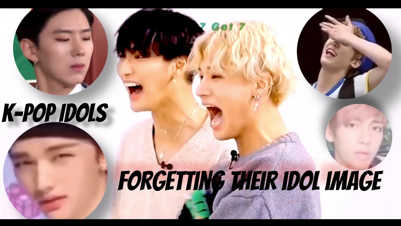K-Pop idols forgetting their idol image