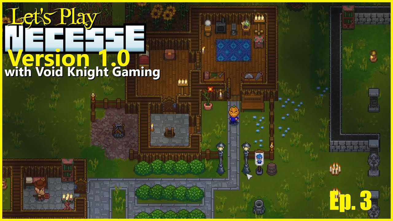 Давайте поиграем в Necesse 1.0 с @Void_Knight_Gaming — Эпизод 3 — «Требуется деревня»
