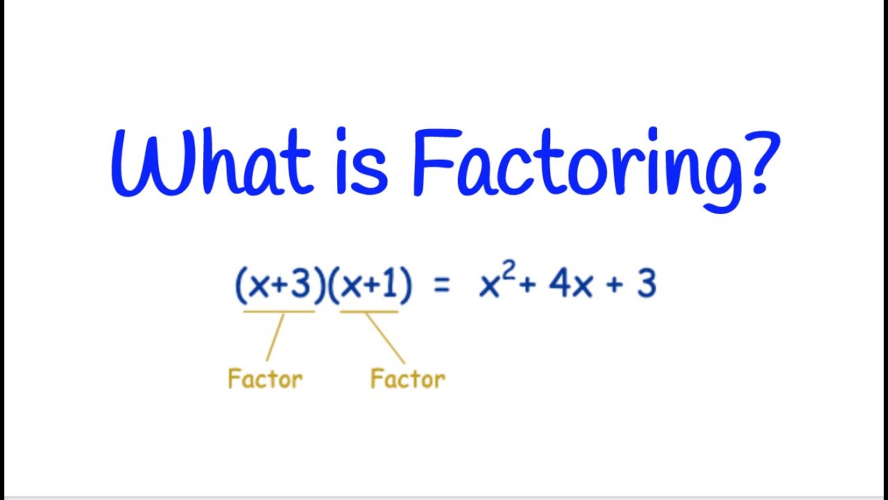 What is Factoring?