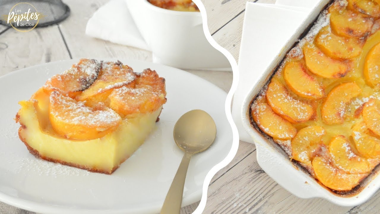 Recette du Clafoutis à la pêche