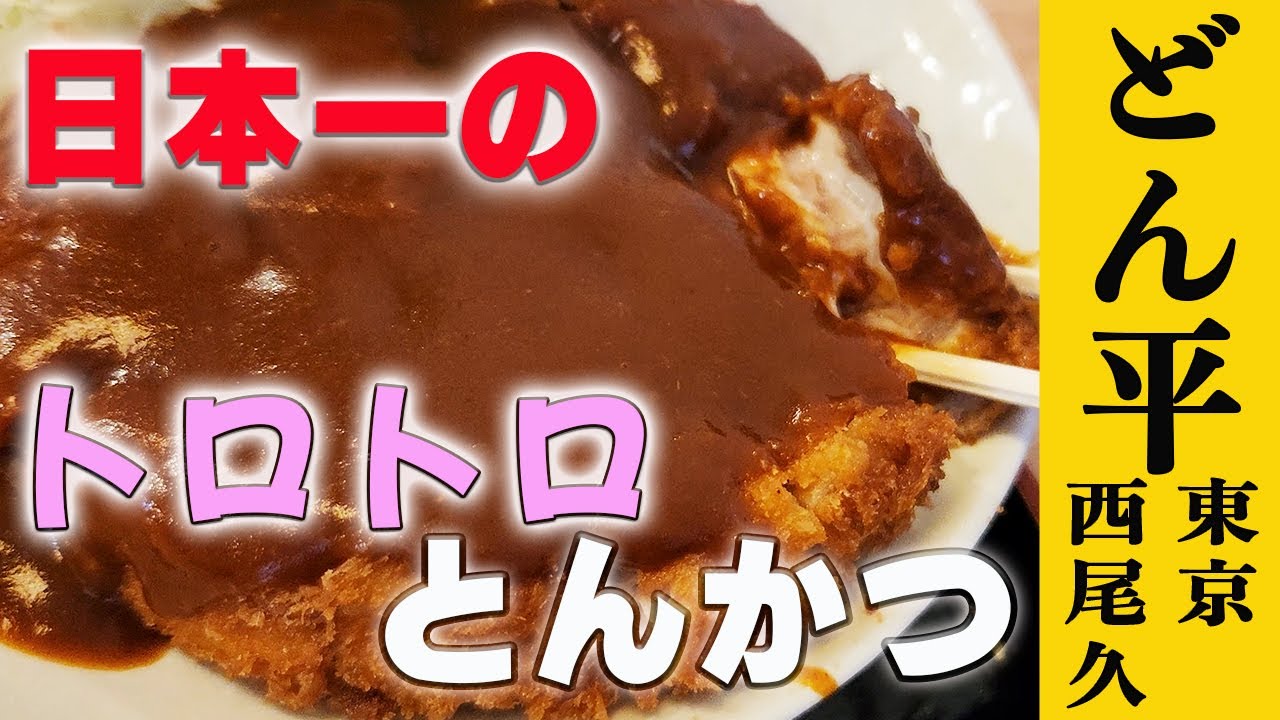 【どん平】こんなに柔らかくてトロトロのとんかつ初めて食べた！