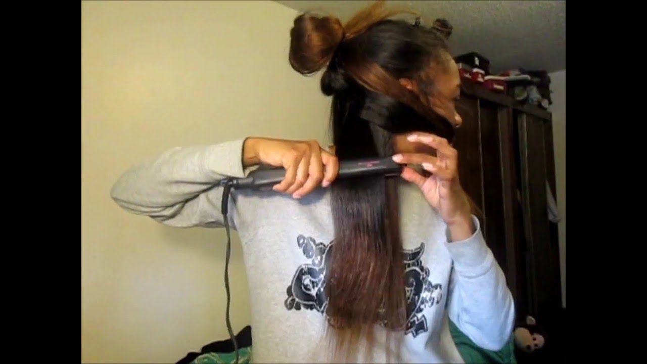 Straightening my KCY Light Yaki (Kinkycurlyyaki.com)