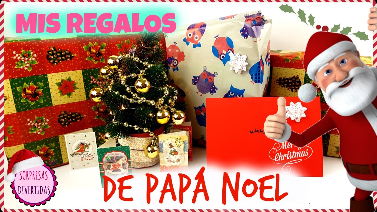 🎅 MIS REGALOS DE NAVIDAD🎄 Papá Noel visita a Sorpresas Divertidas