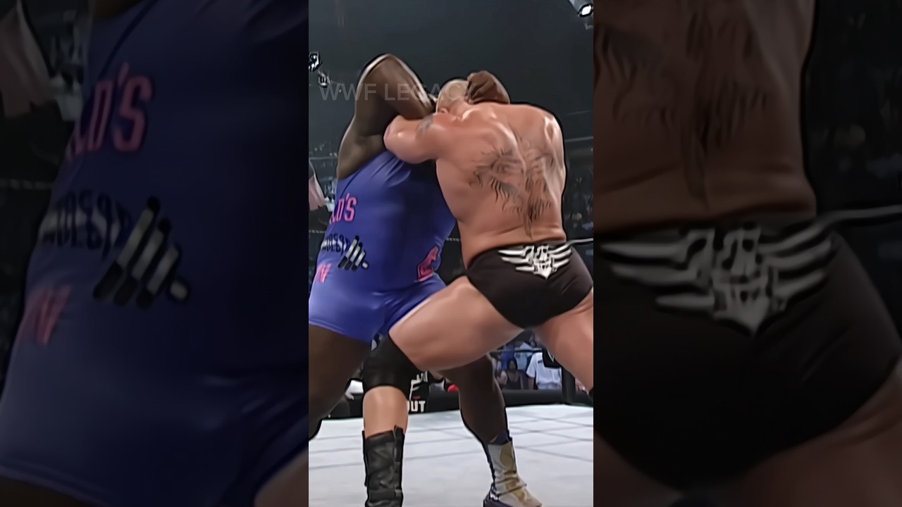 📢 Irresistible force vs Immovable object | Brock Lesnar vs Mark Henry 💥 #shorts