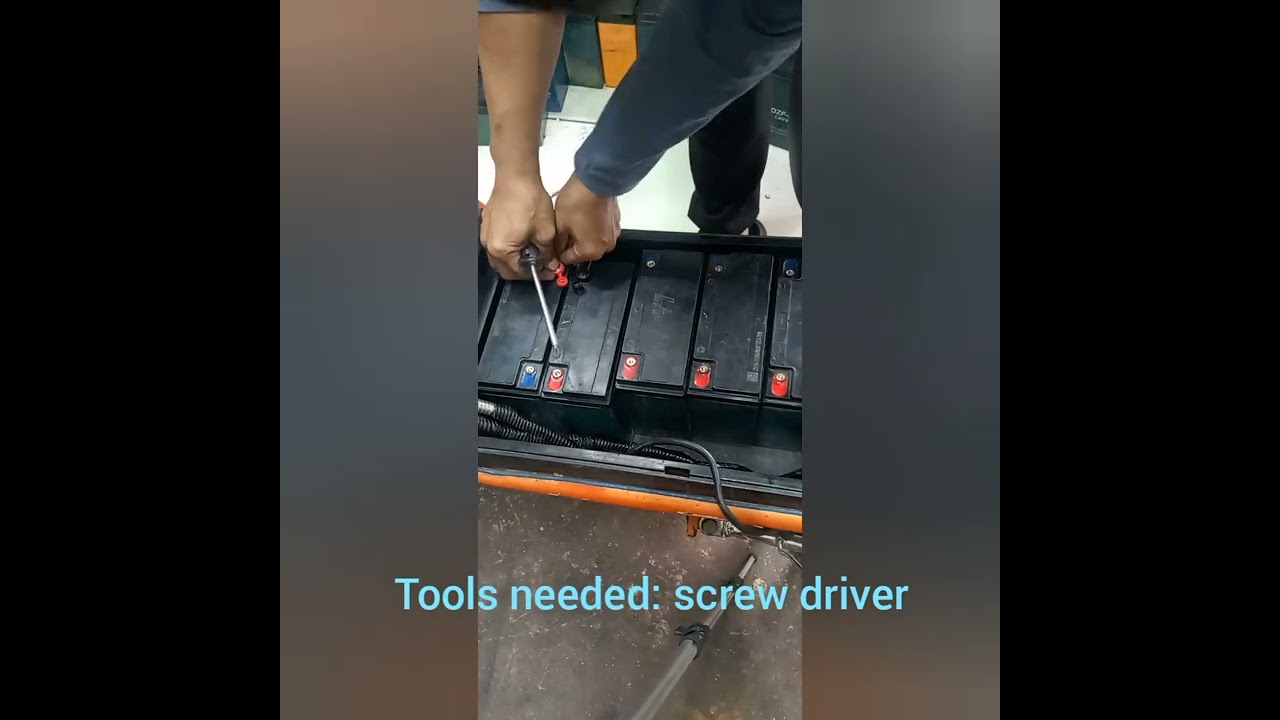 installation of battery 60v 20ah