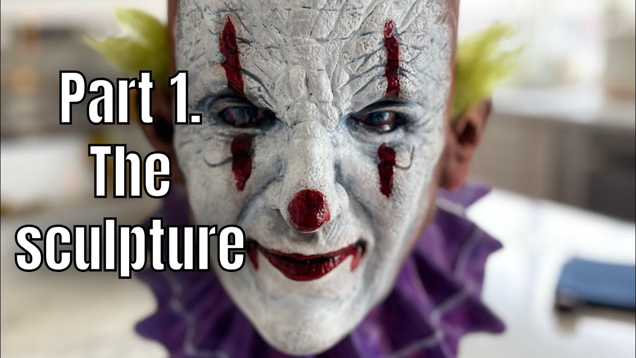 Part 1. How to make a creepy clown mask/bust.