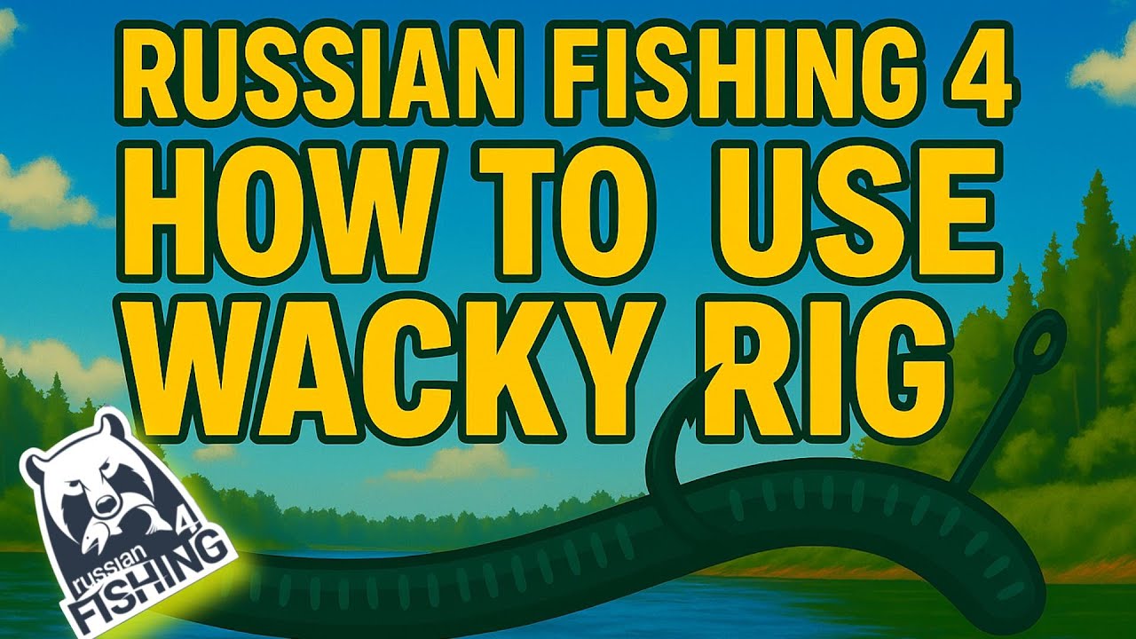 RUSSIAN FISHING 4 - RF4 - HOW TO USE WACKY RIG - GUIDE