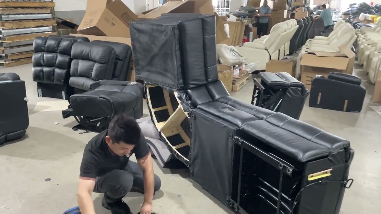 5-seater L Shaped Reclining Sofa Assembly Guide SF15(Old Version)