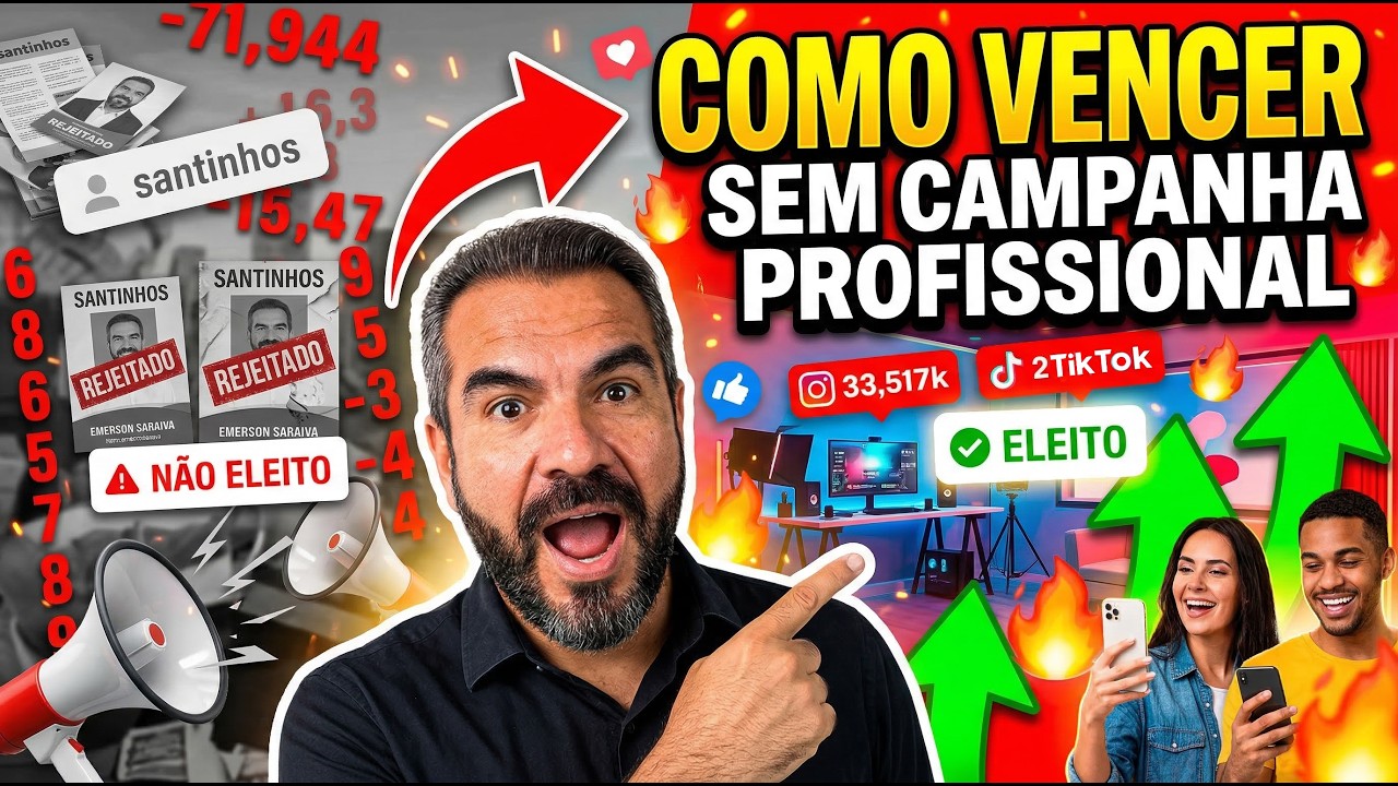 Como vencer a eleição sem uma campanha profissional.