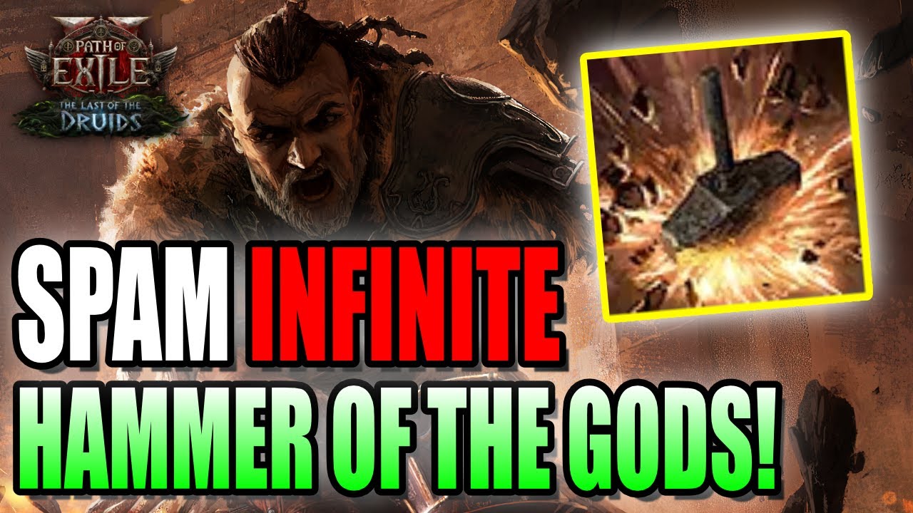 THIS IS THE COOLEST BUILD IN POE 2! | Hammer of the Gods Spam Titan Build Guide