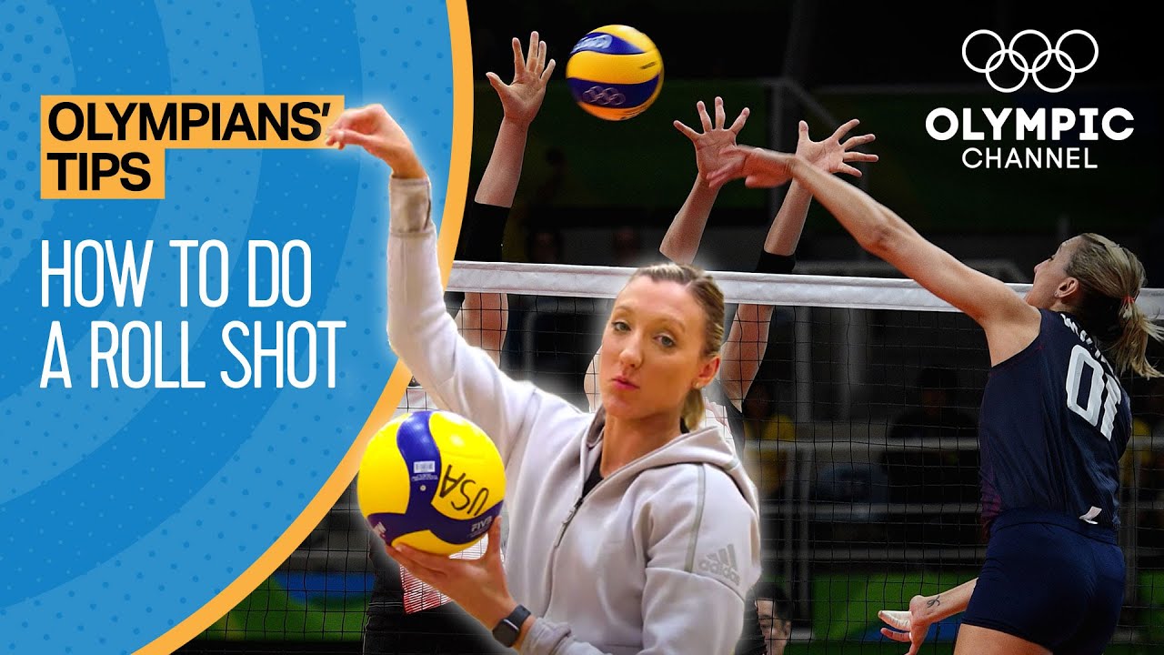 How to improve your Roll Shot in Volleyball ft. Jordan Larson | Olympians' Tips