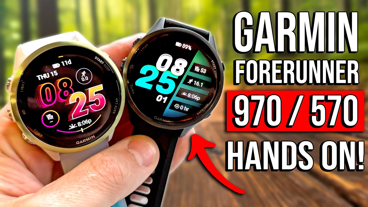 Garmin Forerunner 970 and 570 Hands-On! (More Features / Less Battery)