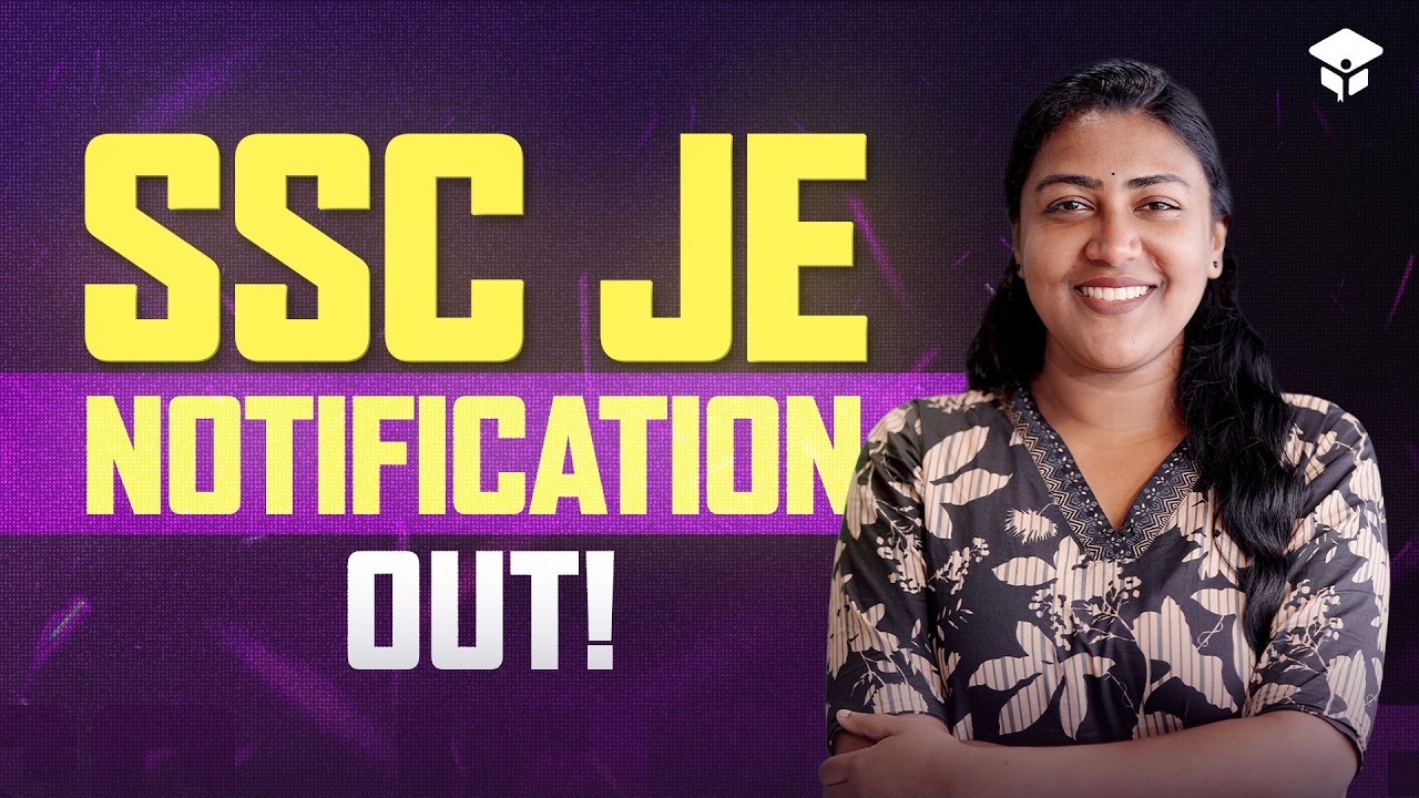 SSC JE Notification 2026 OUT 🔥 | Exam Date, Vacancies, Eligibility & More | LIVE