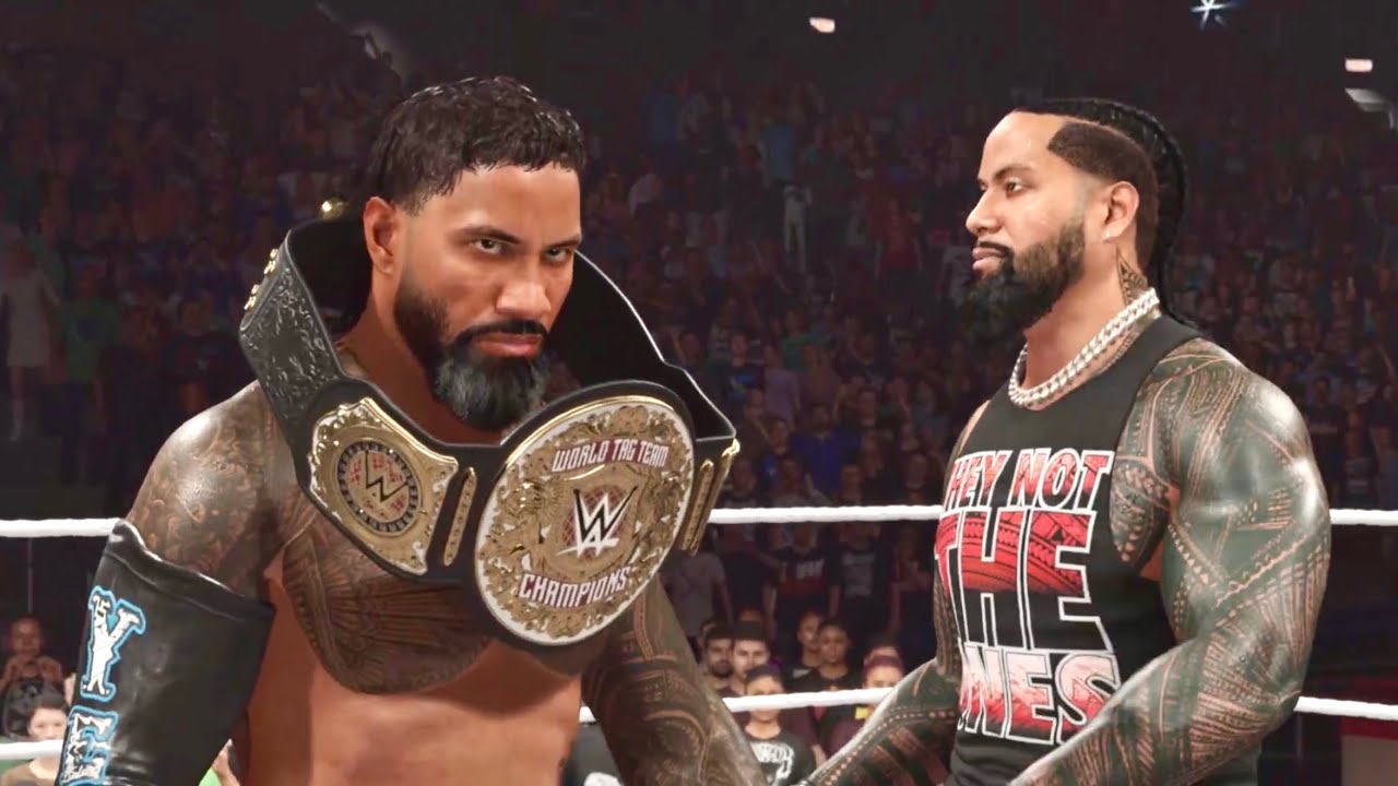 Alpha Academy Vs. The Usos: WWE World Tag Team Championship Match RAW - WWE 2K25 PS5