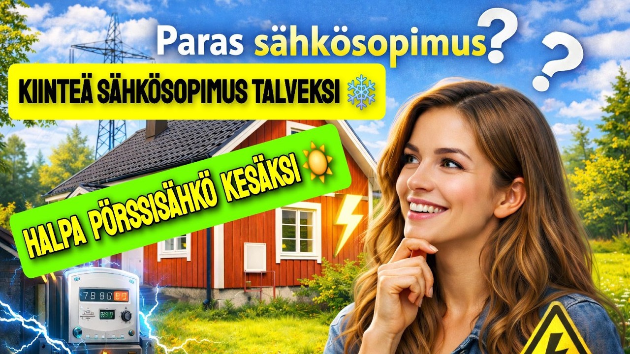 Paras sähkösopimus, pörssi ja kiinteä samassa?  Kiinteä hinta talveksi ja pörssisähkön hinta kesäksi