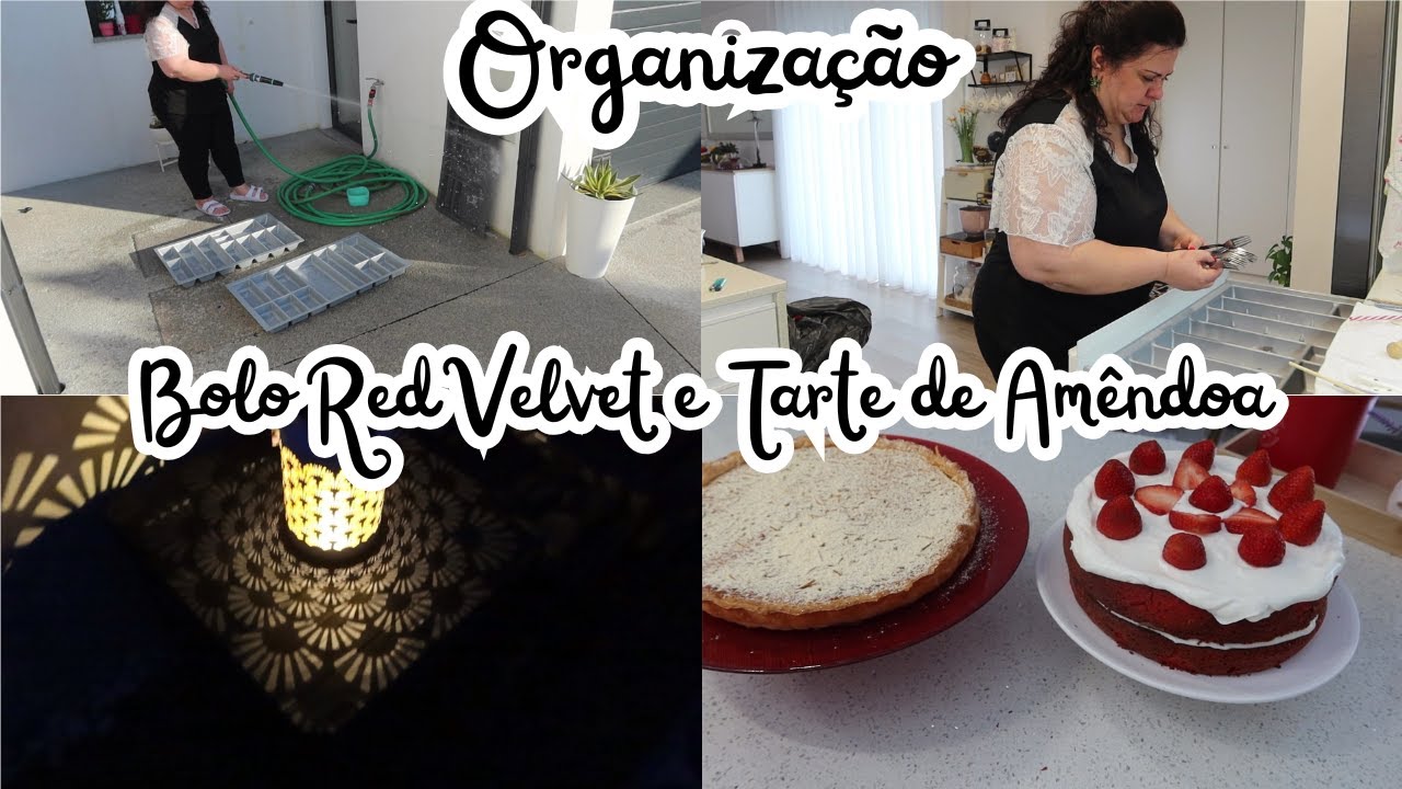 Organização das gavetas da cozinha | Bolo Red Velvet | Tarde de Amêndoa maravilhosa
