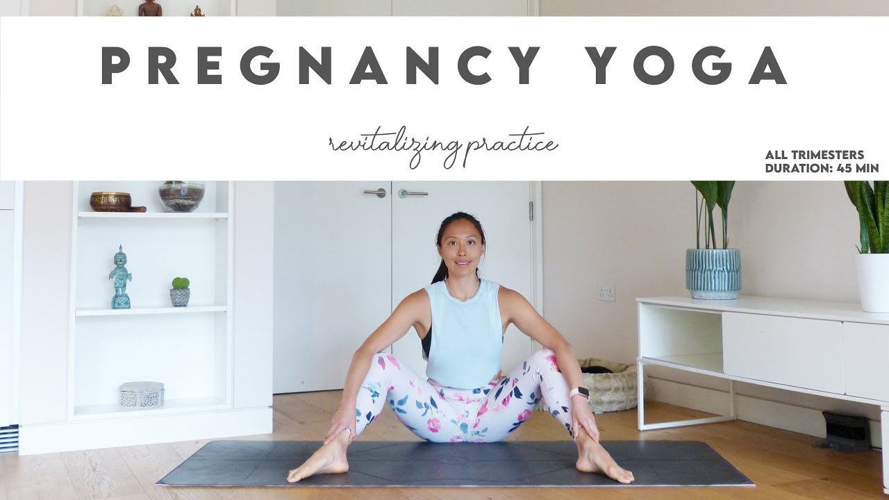 45-Min Pregnancy Yoga | Revitalizing Practice | Lydia Lim Yoga