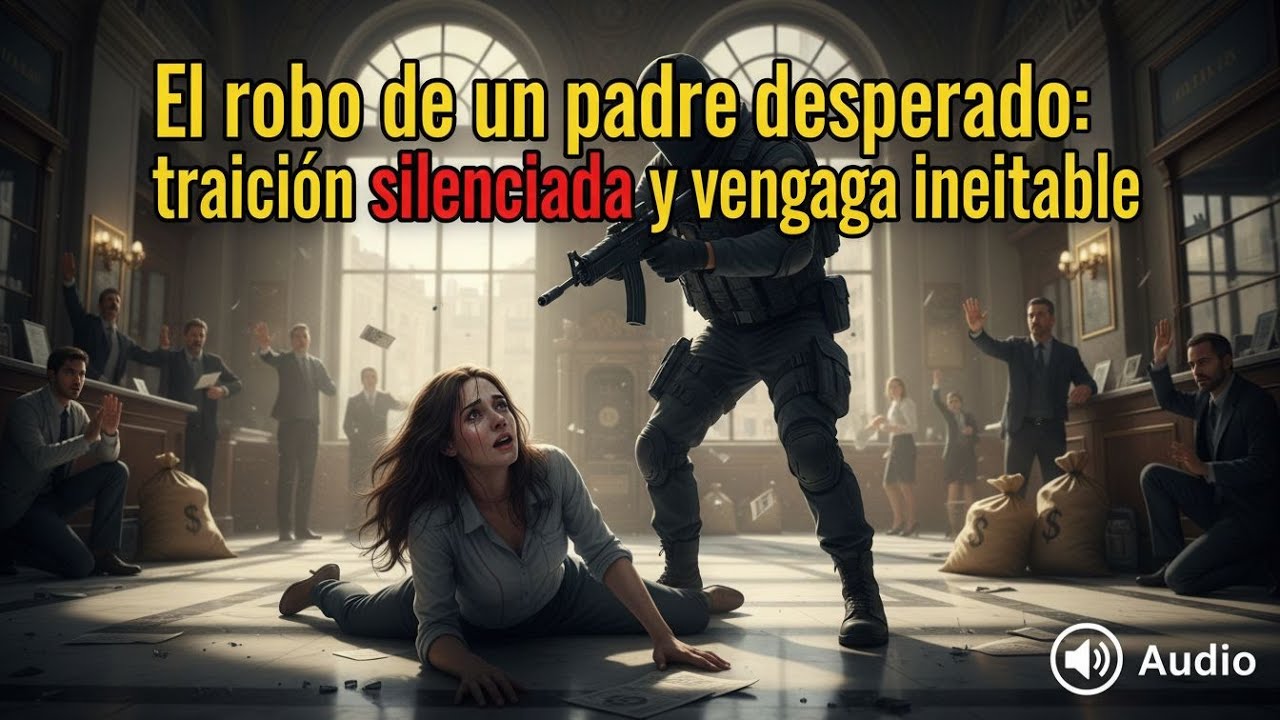 EL EXMARIDO ENMASCARADO ASALTA EL BANCO, SU MUJER LO CONDENA CON UNA MIRADA.