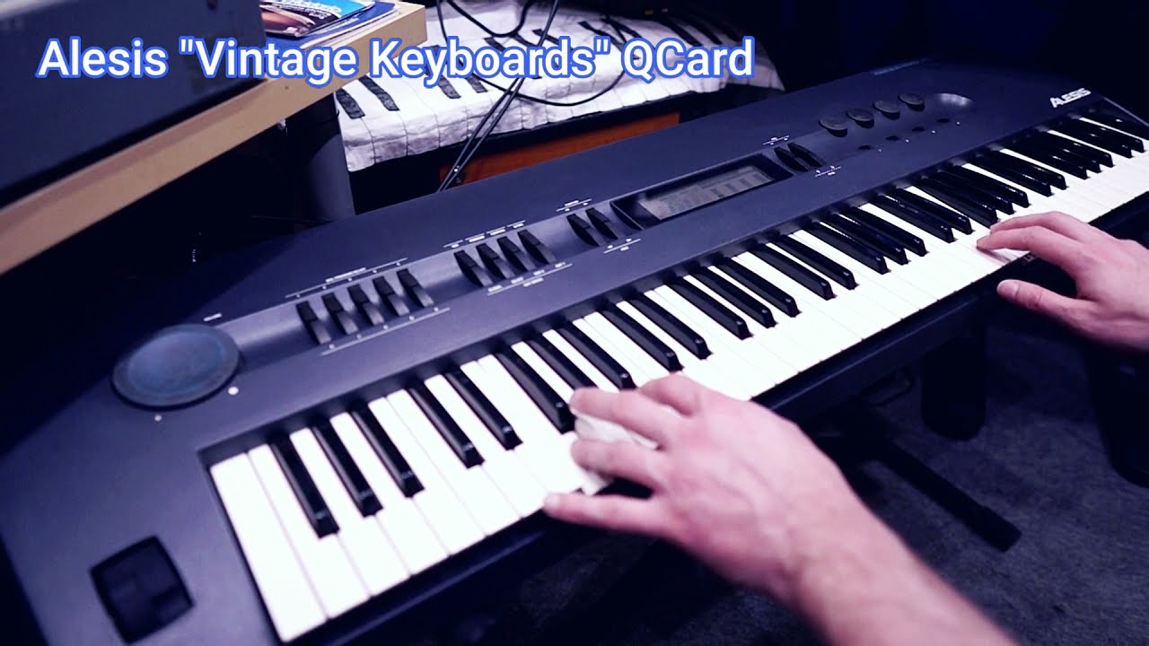 Alesis Quadrasynth - Vintage Synthesizers Card In Action!