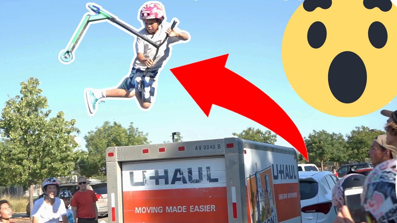 Crazy Scooter Tricks off Uhaul! *Undialed West Tour Part 5*