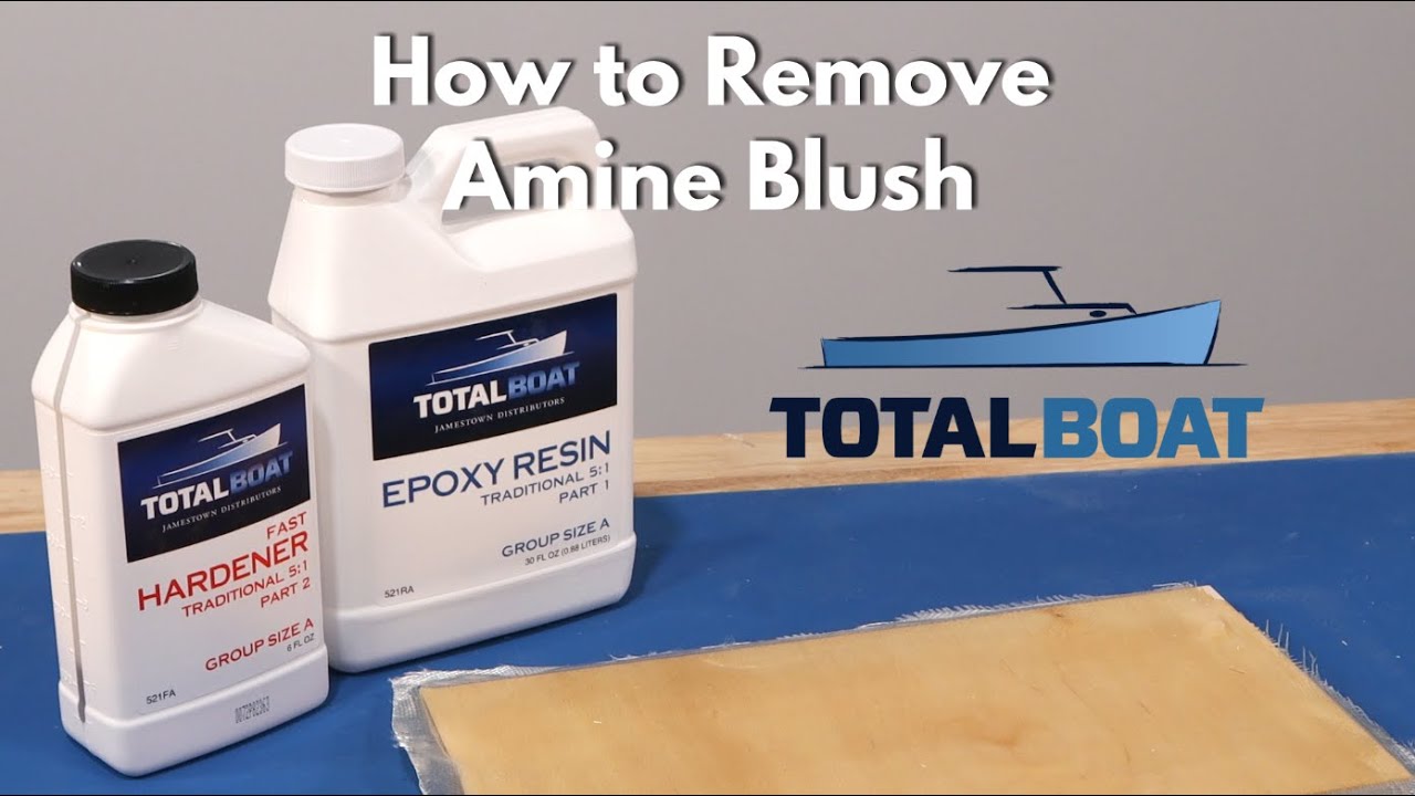 How to Remove Amine Blush from Epoxy Resin