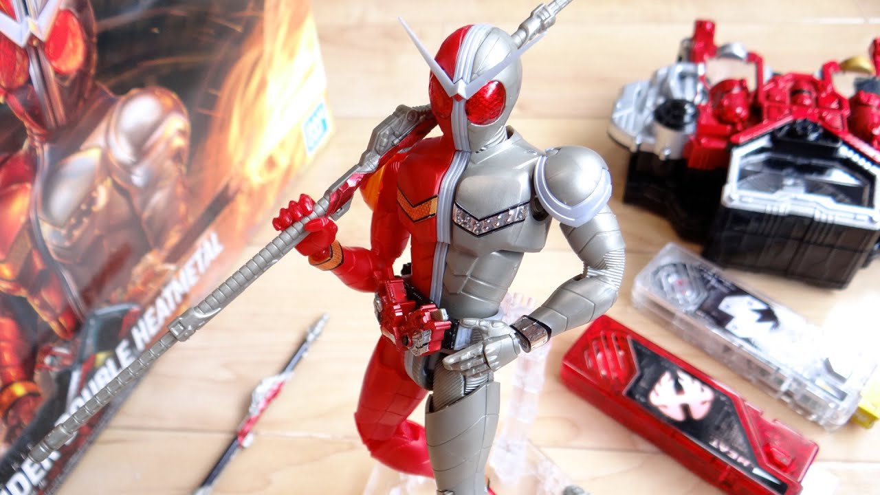ハーフチェンジ可能！フィギュアライズスタンダード 仮面ライダーW ヒートメタル レビュー！サイクロンメタル & ヒートジョーカーも再現！メタルシャフト2種付属！