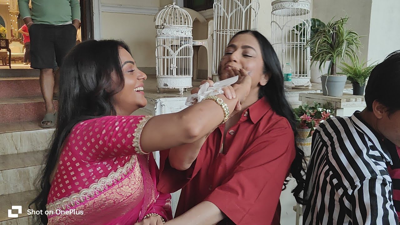 Tose Nainaa Milaaike Serial Actress Supriya Kumari With Co Star Grand Birthday Celebration Party