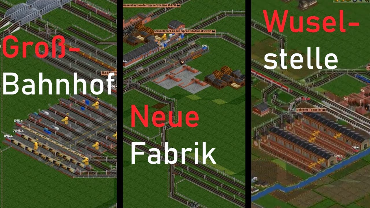Großer Ludmilla-Bahnhof, Neue Fabrik in Wusel-Stelle! [#315]