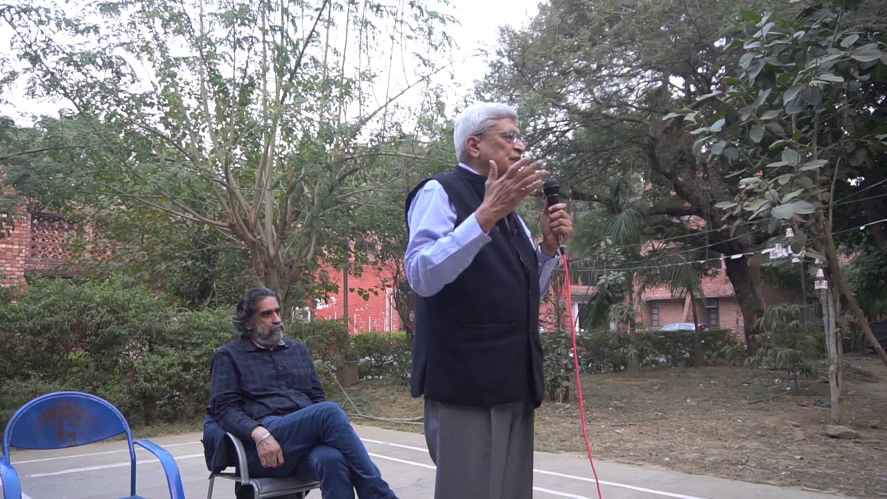 Prakash Karat at JNU  'In Defence Of Constitution And Secularism'