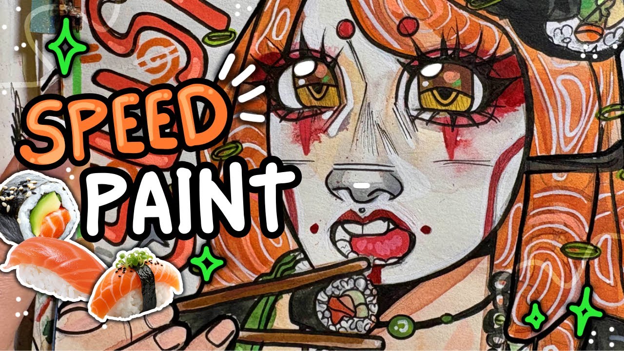 SPEEDPAINT ✦  sushi girl 🍣 (DOTM)