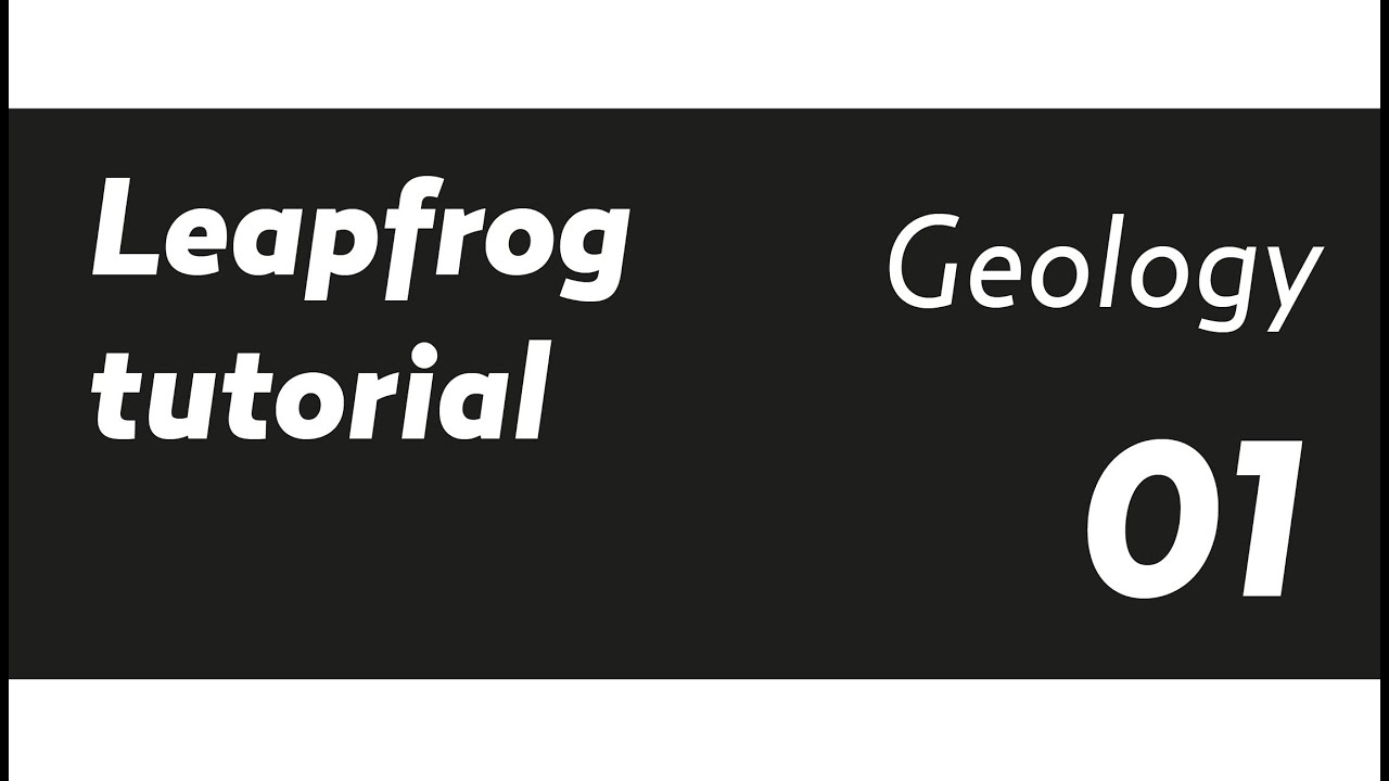 Leapfrog (ENG): Drillhole data importation and display of attributes
