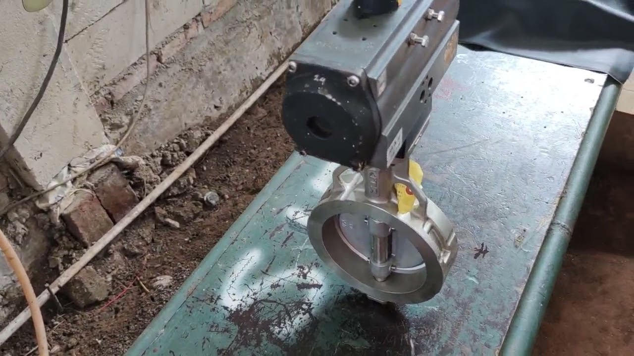 Contoh pemasangan actuator & valve yang benar