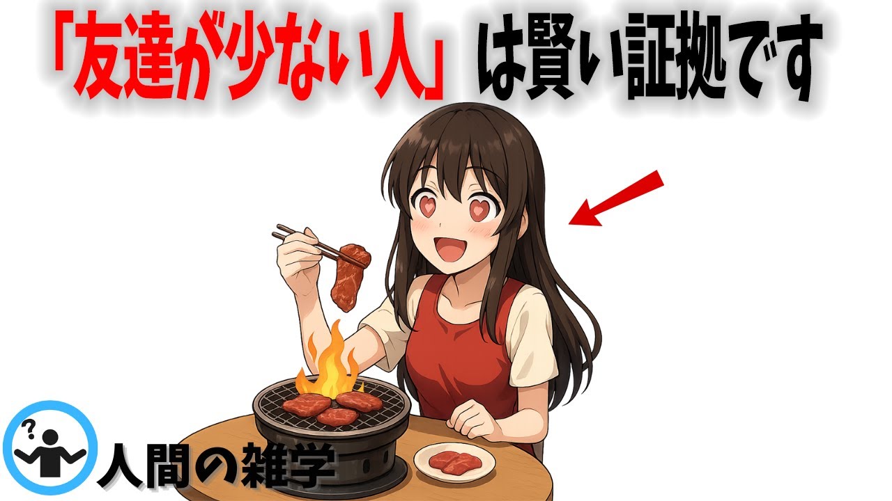 【高IQの特徴】賢い人ほど友達が少ない理由７選