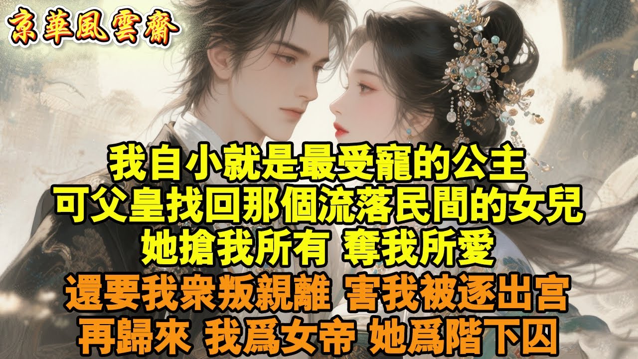 我自小就是最受寵的公主。但父皇找回那個流落民間的女兒，她搶我所有，奪我所愛，還要我眾叛親離，害我被逐出宮。再歸來，我為女帝，她為階下囚。#情感 #小说 #宫斗