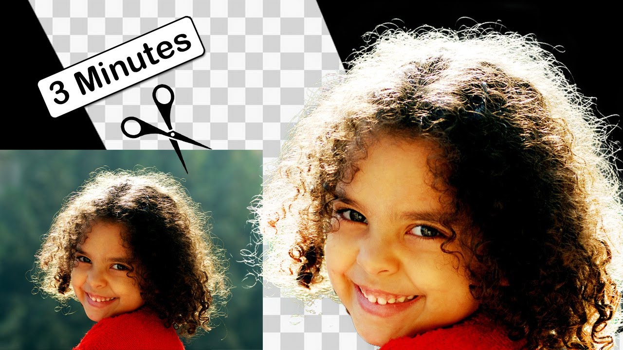 Как удалить фон в Photoshop - (Инструмент «Ластик для фона») - ВЫРЕЗАТЬ ВОЛОСЫ В PHOTOSHOP