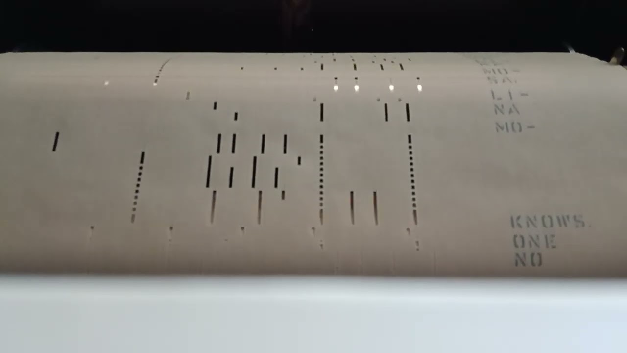 Nat King Cole Medley on QRS Player Piano Roll 