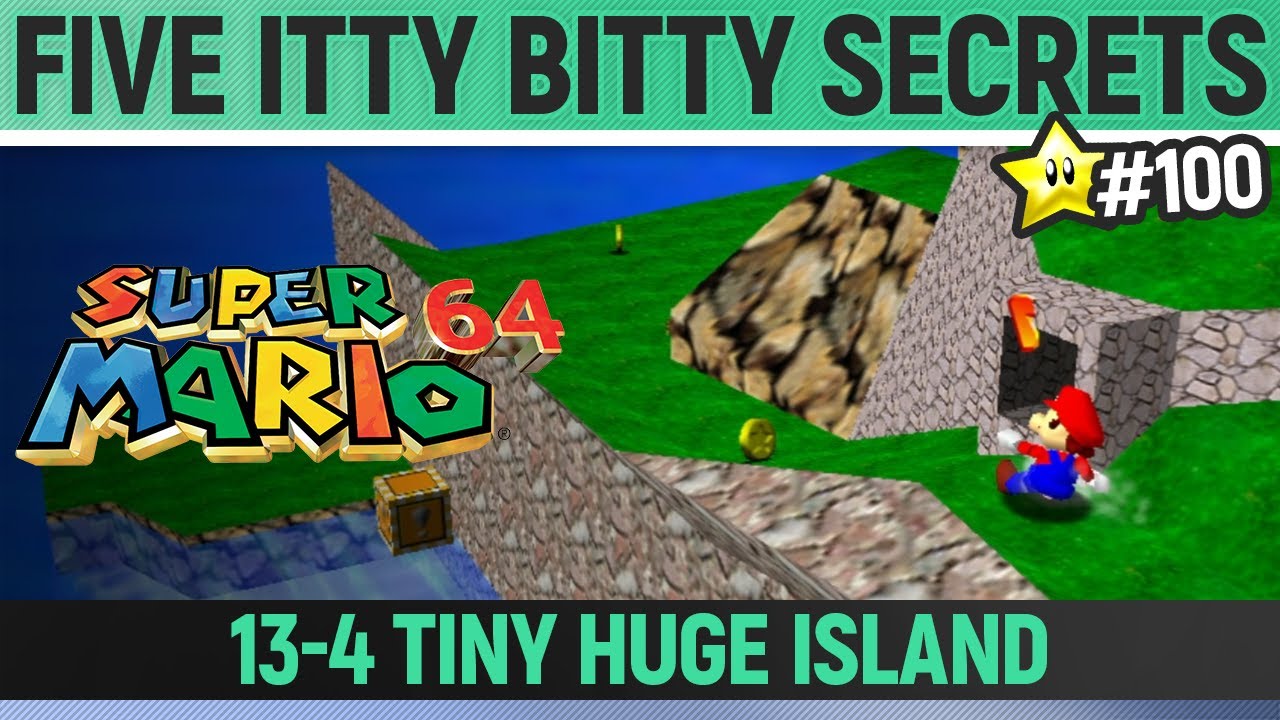 Super Mario 64 - Five Itty Bitty Secrets ⭐ 100/120 Star Guide