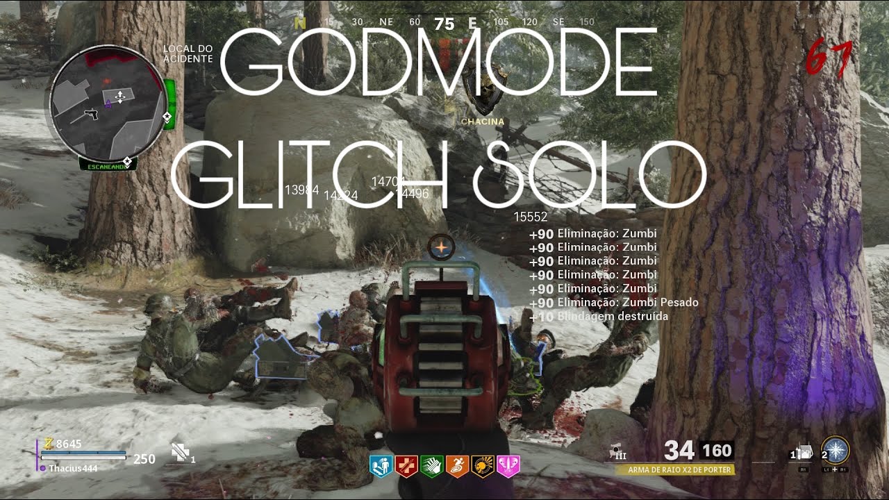 COLD WAR ZOMBIES NOVO GLITCH: MODO INVENCIVEL XP E CAMUFLAGEM