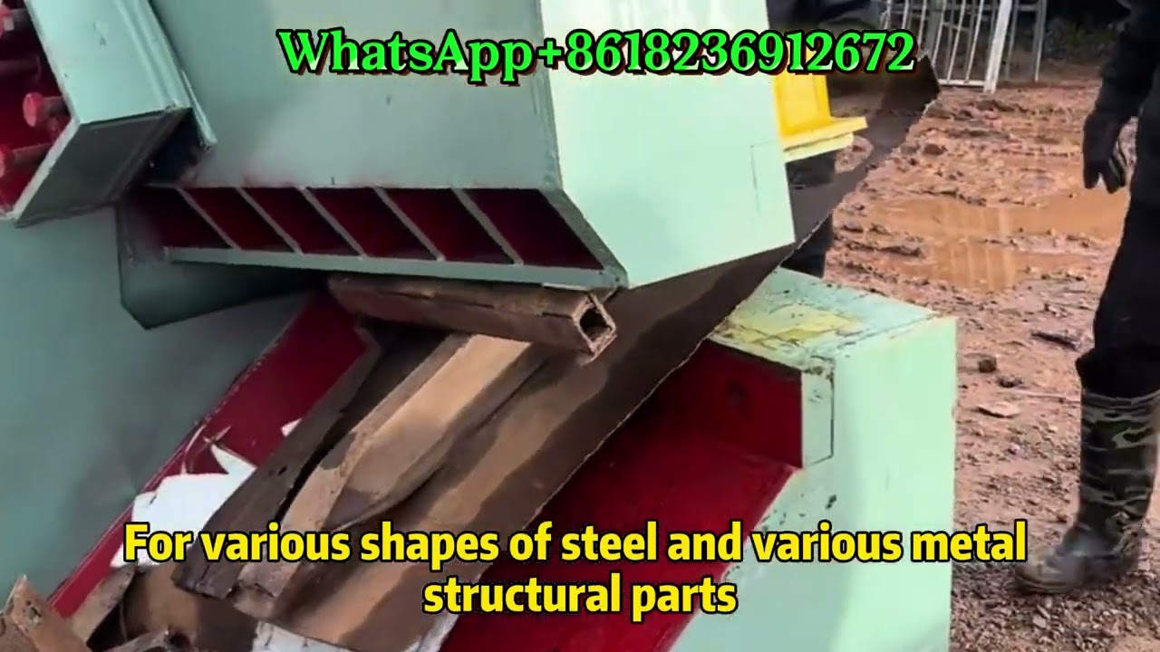 Crocodile shear machine customer use site 