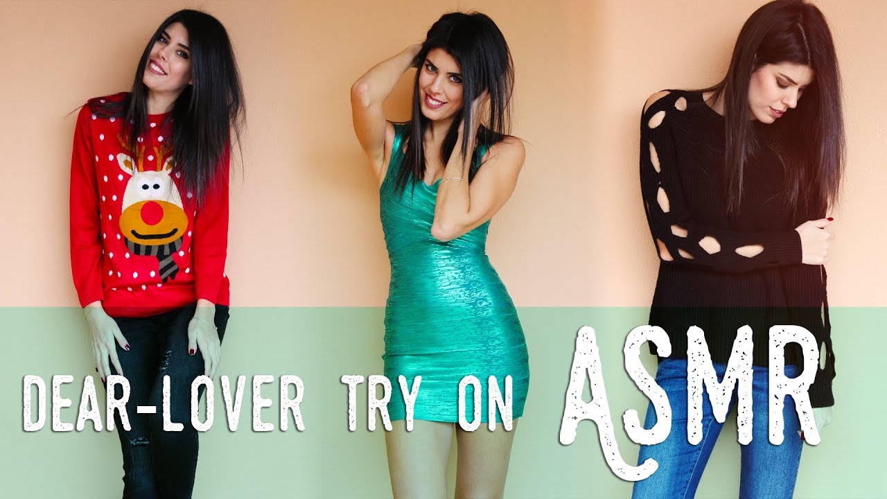 ASMR ita - 👗 DEAR-LOVER Try-On Haul (Whispering and Fabric Sounds)