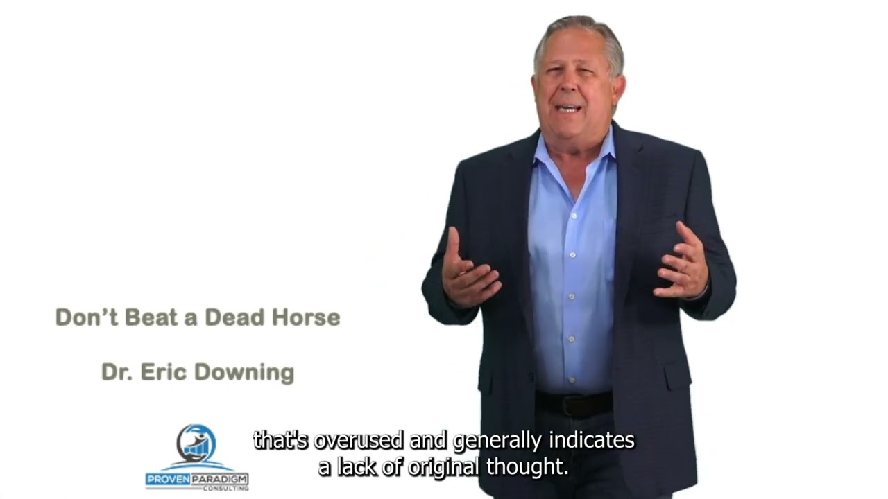 Don't Beat a Dead Horse