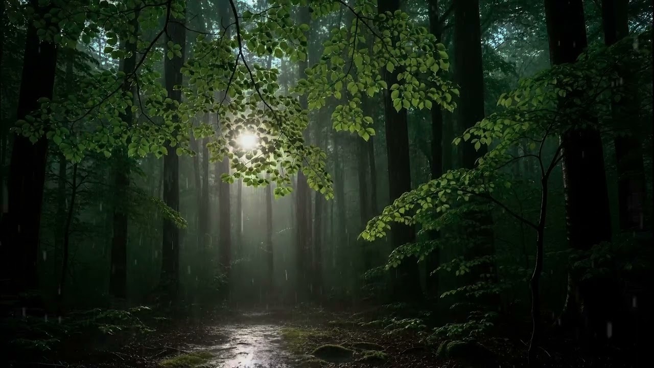 Deep Sleep Rain | Sleep Therapy, Nature Ambience, Sound Healing, Peaceful Rain