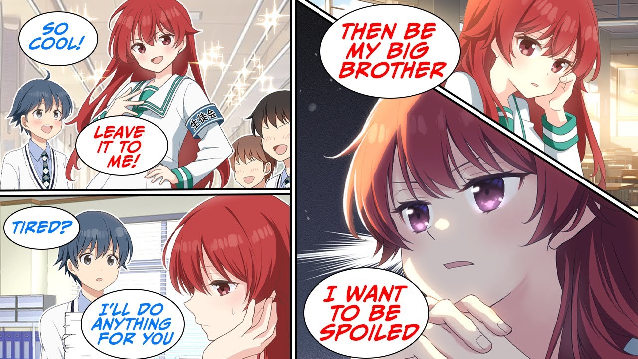 [Manga Dub] The school president who everyone depends on looked tired, so I [RomCom]