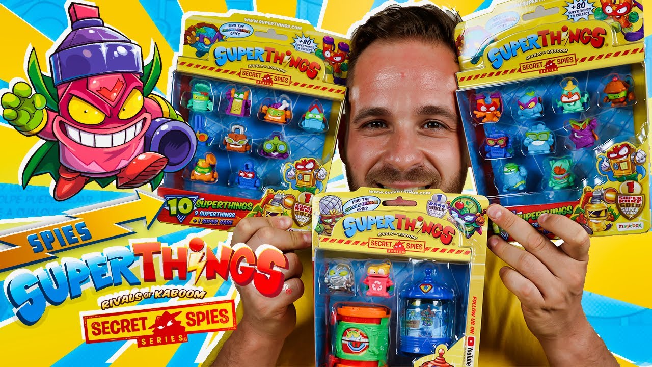 SuperThings Secret Spies UNBOXING BLISTER 10 PACK + 4 PACK en Pe Toys