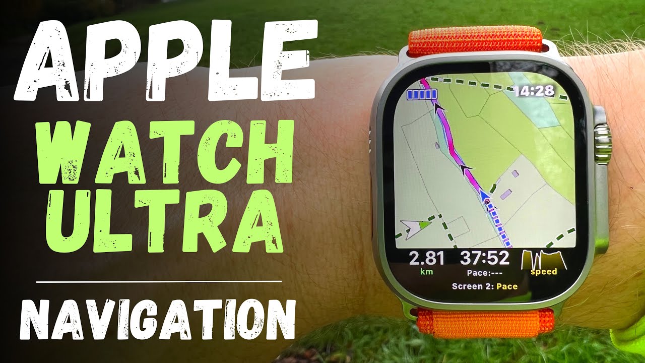 Apple Watch Ultra offline Navigation mit WorkOutDoors deutsch