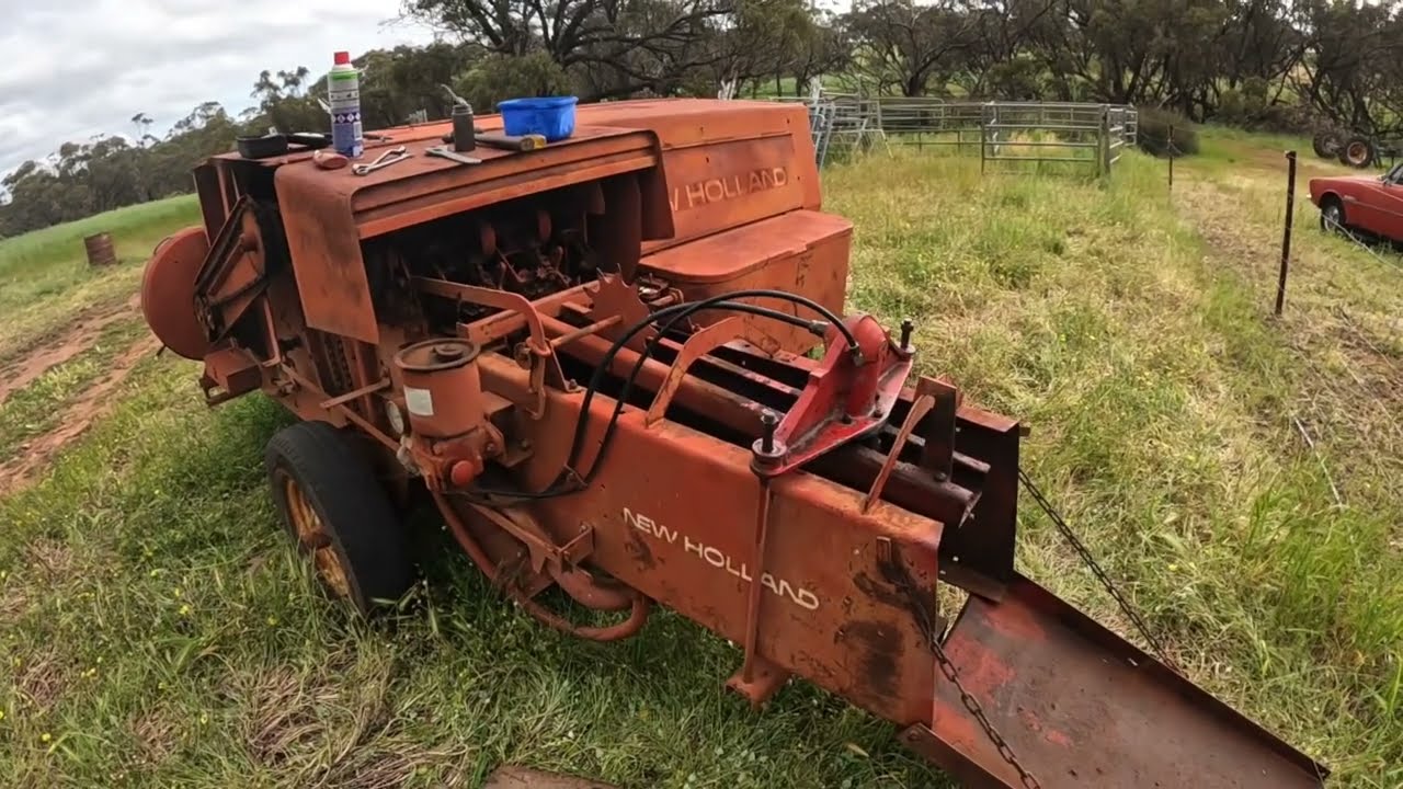 Ремонт гидравлического регулятора плотности на пресс-подборщике сена.