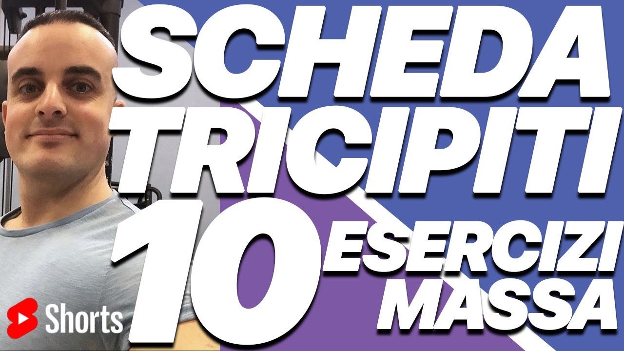 Braccia Grosse: i 10 Migliori Esercizi per i Tricipiti per la Massa #Shorts